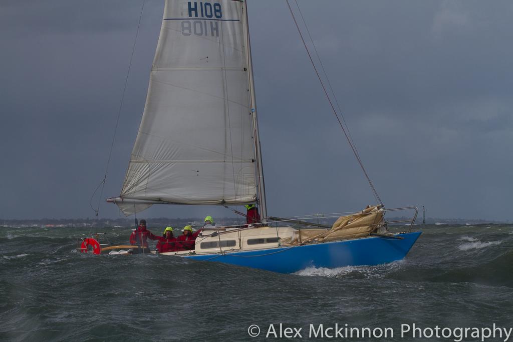 Le Cascadeur know a thing or two about racing, but they too had to head home. - 2015Port Phillip Women's Championship Series photo copyright  Alex McKinnon Photography http://www.alexmckinnonphotography.com taken at  and featuring the  class