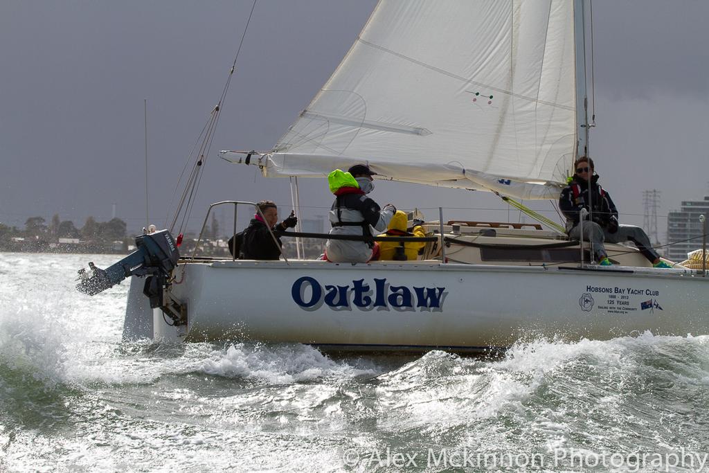 Maureen Dickens was skippering Outlaw. - 2015Port Phillip Women's Championship Series photo copyright  Alex McKinnon Photography http://www.alexmckinnonphotography.com taken at  and featuring the  class