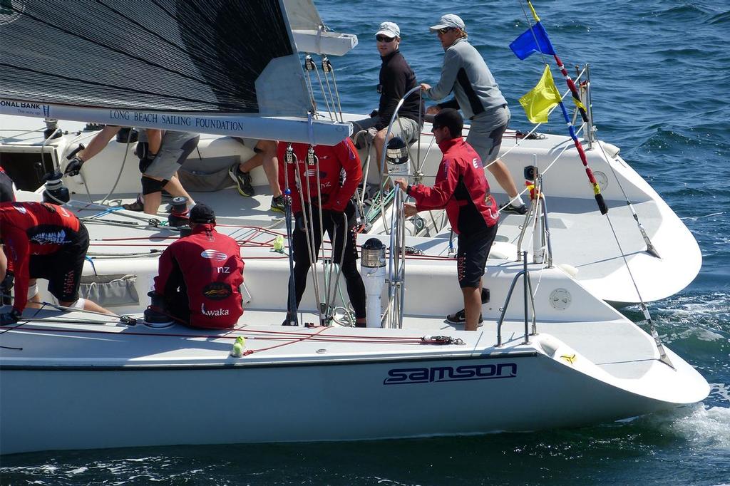 How close will they get . tight racing sometimes with a Crunch © Long Beach Yacht Club http://www.lbyc.org