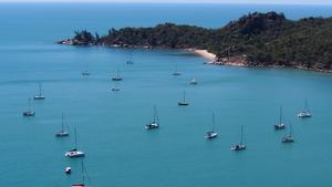 Horeshoe Bay is absolutely the perfect place to chill out before and after the SeaLink Magnetic Island Regatta. photo copyright Norman Jenkin taken at  and featuring the  class