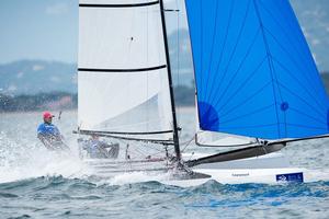 Nacra 17 - Day 1, ISAF Sailing World Cup Hyeres 2015 photo copyright ISAF  taken at  and featuring the  class