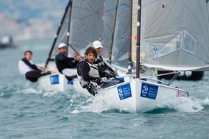 Finn - ISAF Sailing World Cup Hyeres photo copyright  Franck Socha / ISAF Sailing World Cup Hyeres http://swc.ffvoile.fr/ taken at  and featuring the  class