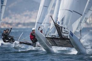 SWC 2015 - ISAF Sailing World Cup Hyeres 2015 photo copyright  Franck Socha / ISAF Sailing World Cup Hyeres http://swc.ffvoile.fr/ taken at  and featuring the  class