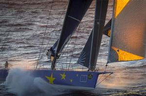 Esimit Europa 2 (SLO) leads the fleet during the offshore race in direction to the Giraglia rock - Giraglia Rolex Cup photo copyright  Rolex / Carlo Borlenghi http://www.carloborlenghi.net taken at  and featuring the  class