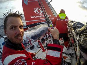 Leg six to Newport onboard Dongfeng Race Team. Day 10. - Volvo Ocean Race 2015 photo copyright Sam Greenfield/Dongfeng Race Team/Volvo Ocean Race taken at  and featuring the  class