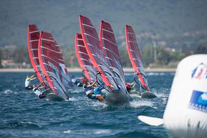 De Geus leads - 2015 ISAF Sailing World Cup Hyeres photo copyright ISAF  taken at  and featuring the  class