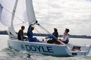 Doyle Sails sponsor one of the Lion Foundation RNZYS Elliott 7 fleet used by the Youth Program photo copyright Doyle Sails NZ taken at  and featuring the  class