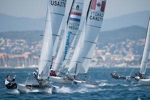 Nacra 17 - 2015 ISAF Sailing World Cup Hyeres photo copyright ISAF  taken at  and featuring the  class