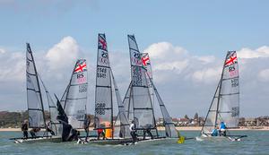 RS800Stokes - Busy mark rounding photo copyright Tim Olin taken at  and featuring the  class