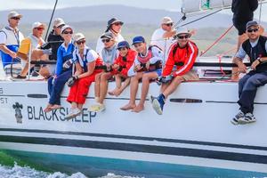 SPS15 Black Sheep crew - Sail Port Stephens photo copyright Saltwater Images taken at  and featuring the  class