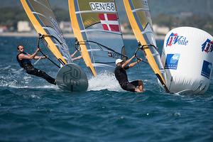 Tight at the top - 2015 ISAF Sailing World Cup Hyeres photo copyright ISAF  taken at  and featuring the  class