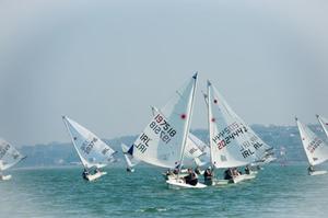Radial racing in day one - Youth Nationals at Royal Cork photo copyright Ireland Afloat taken at  and featuring the  class