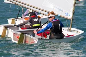 Radial racing in day one - Youth Nationals at Royal Cork photo copyright Ireland Afloat taken at  and featuring the  class