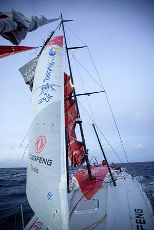 2014 - 15 Volvo Ocean Race - Dongfeng Race Team photo copyright Yann Riou / Dongfeng Race Team taken at  and featuring the  class