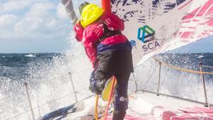 Onboard Team SCA - Volvo Ocean Race 2015 photo copyright Anna-Lena Elled/Team SCA taken at  and featuring the  class