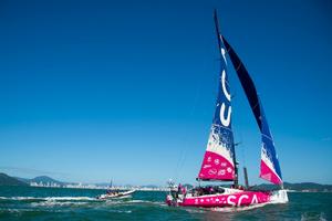 Onboard Team SCA - Volvo Ocean Race 2015 photo copyright Buda Mendes / Volvo Ocean Race taken at  and featuring the  class
