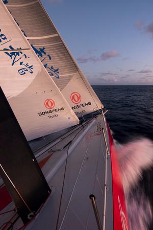 Dongfe?ng Race ?Team - Volvo Ocean Race 2015 photo copyright Sam Greenfield/Dongfeng Race Team/Volvo Ocean Race taken at  and featuring the  class
