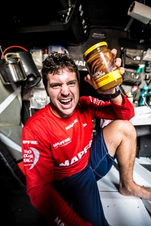 Onboard MAPFRE – Dulce de Leche onboard,a dream come true! - Leg six to Newport – Volvo Ocean Race 2015 photo copyright Francisco Vignale/Mapfre/Volvo Ocean Race taken at  and featuring the  class