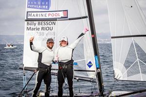 Billy Besson and Marie Riou photo copyright  Jesus Renedo http://www.sailingstock.com taken at  and featuring the  class