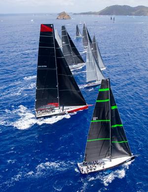 The fleet - Les Voiles de St. Barth photo copyright Jouany Christophe taken at  and featuring the  class