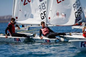 As temperatures soared this April the WPNSA protected youths against exposure to the sun teaming up with SunSense - 2015 RYA Youth Nationals photo copyright  Paul Wyeth / RYA http://www.rya.org.uk taken at  and featuring the  class