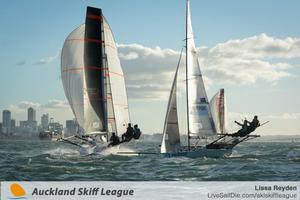 2015 Maersk Line ANZAC Regatta - Day 2 photo copyright Auckland Skiff League - Lissa Reyden taken at  and featuring the  class