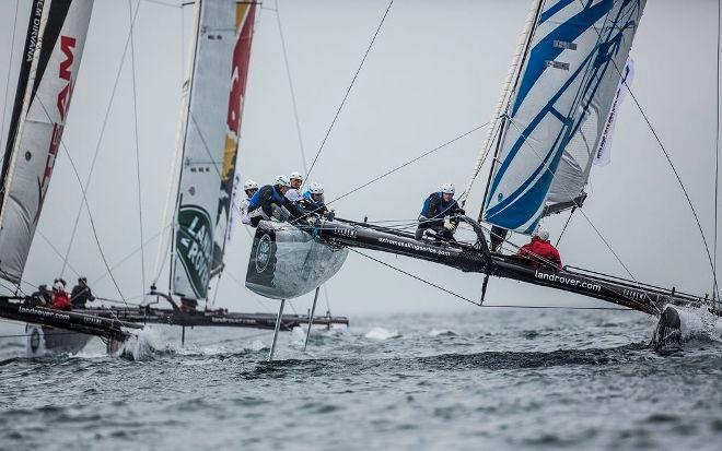 Gazprom Team Russia helmed by Kiwi, Phil Robertson showed great form on day two, and now sit in third position going into the penultimate day - Act 3, Qingdao 2015 - Day two © Lloyd Images