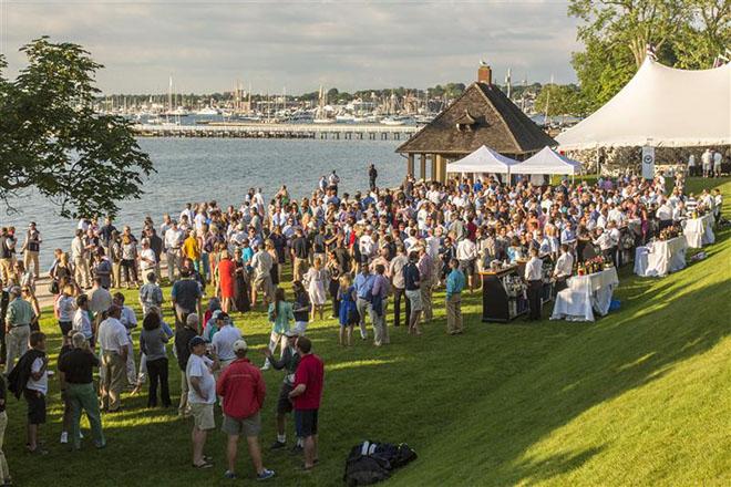 Reception on the lawn during the 2014 New York Yacht Club Annual Regatta presented by Rolex ©  Rolex/Daniel Forster http://www.regattanews.com