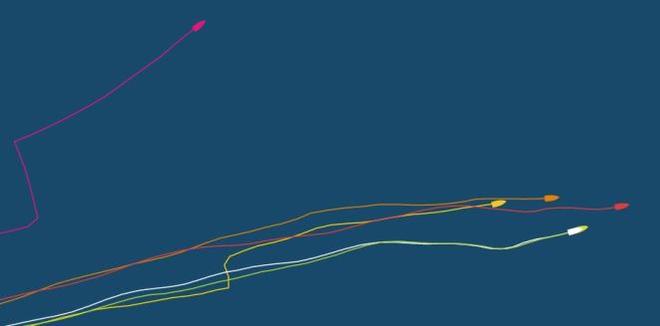 Positions at: 23 May 18:56 UTC - Leg 7 to Lisbon - Volvo Ocean Race © Volvo Ocean Race http://www.volvooceanrace.com