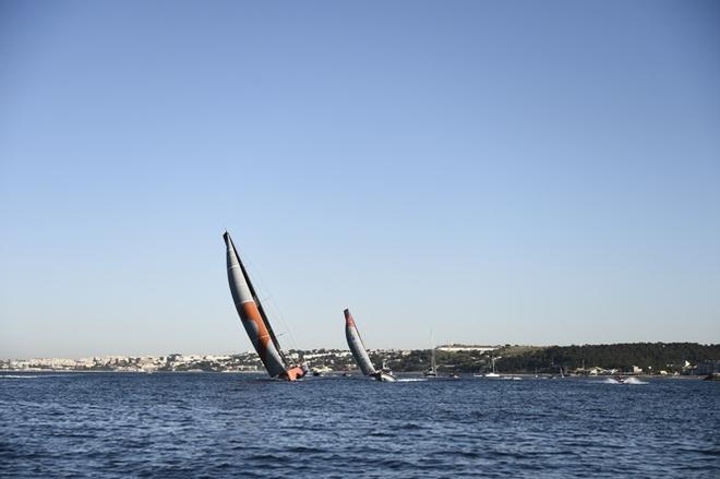 Leg 7 arrivals in Lisbon - Dongfeng Race Team - Volvo Ocean Race 2014-15  © Ricardo Pinto / Volvo Ocean Race
