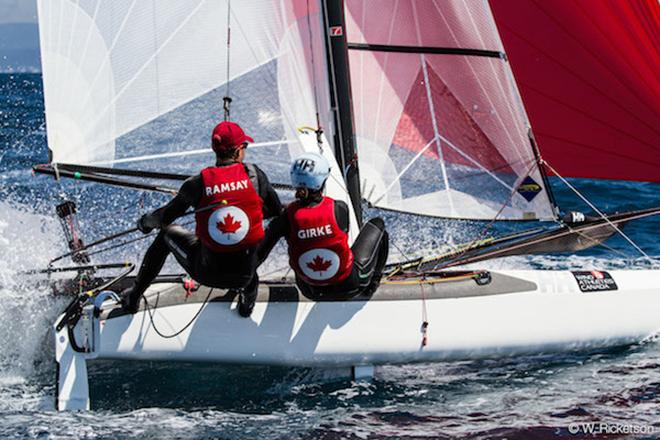 Luke Ramsay and Nikola Girke training for the Rio 2016 Olympics © Sail Canada / Voile Canada http://www.sailing.ca/