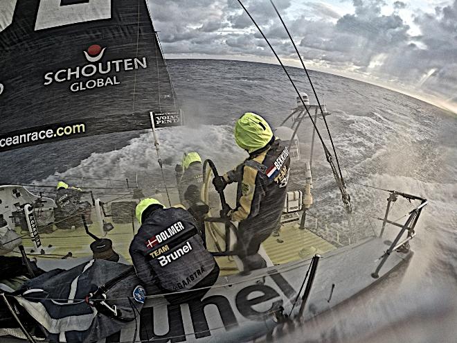 Onboard Team Brunel - Volvo Ocean Race 2014-15  © Stefan Coppers / Team Brunel