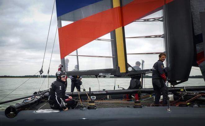 - Emirates Team NZ sailing the AC45F - One Design in England © Emirates Team New Zealand http://www.etnzblog.com