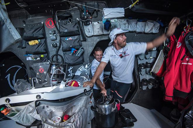 Day 5. Close quarters. © Sam Greenfield/Dongfeng Race Team/Volvo Ocean Race