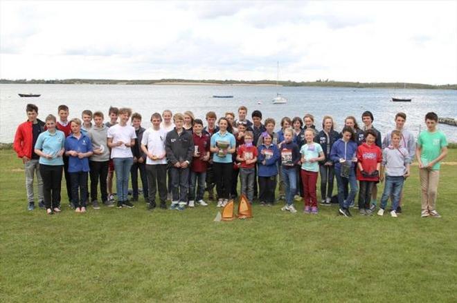 Topper Inlands at Grafham prize winners - Topper Inland Championship and National Series © Peter Newton