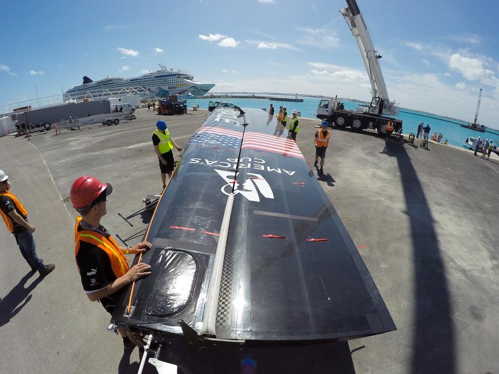  - America’s Cup - Oracle Team USA launch AC45S in Bermuda © Oracle Team USA media