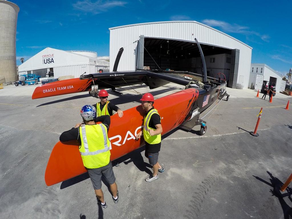 - America’s Cup - Oracle Team USA launch AC45S in Bermuda © Oracle Team USA media