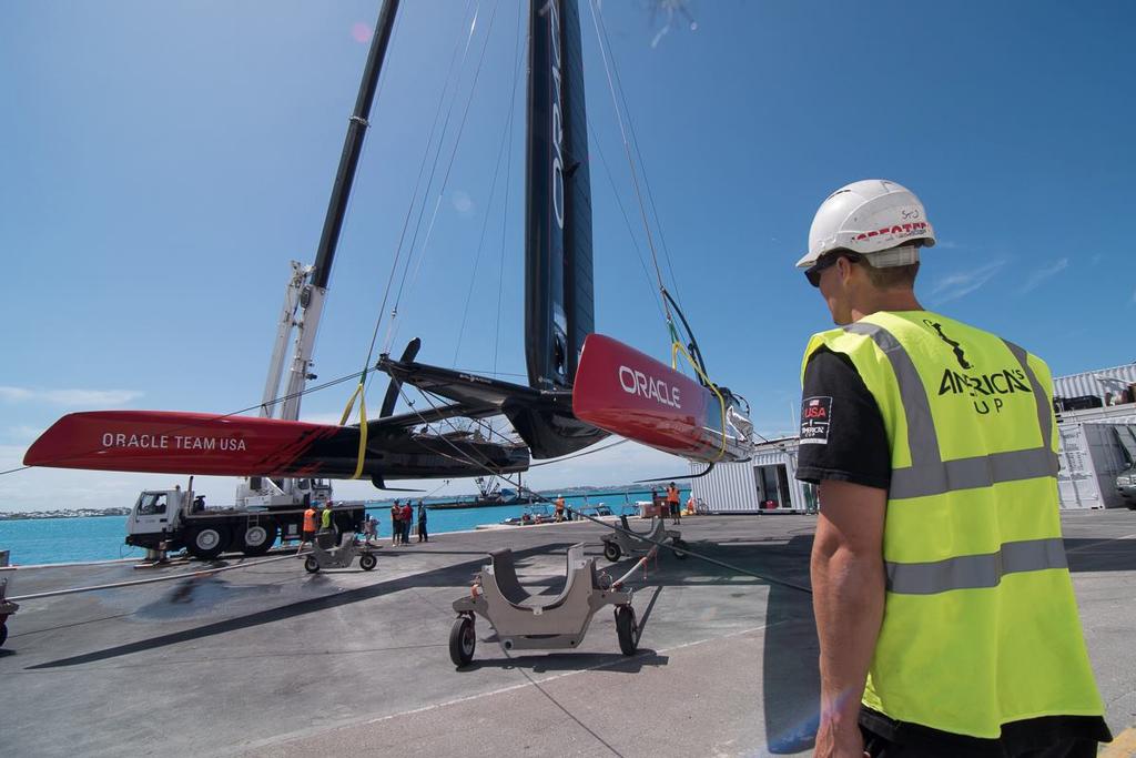 11163113 828825427154505 7403668719988984517 o - America's Cup - Oracle Ream USA launch AC45S in Bermuda photo copyright Oracle Team USA media taken at  and featuring the  class