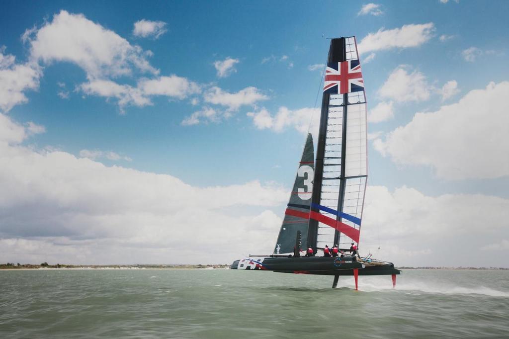 - Ben Ainslie Racing  - AC45 S sailing in the Solent, May 2015 photo copyright Lloyd Images http://lloydimagesgallery.photoshelter.com/ taken at  and featuring the  class
