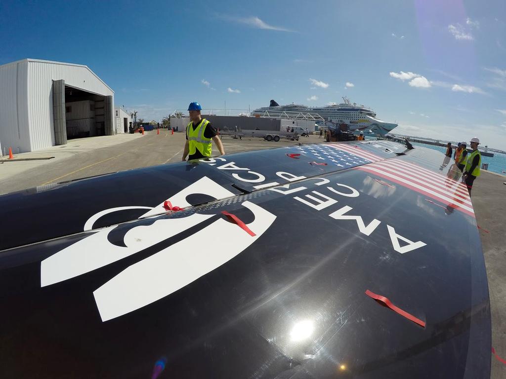  - America’s Cup - Oracle Team USA launch AC45S in Bermuda © Oracle Team USA media