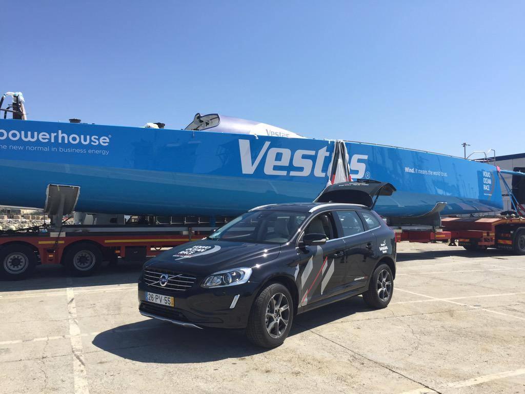  - Team Vestas Wind arrival in Lisbon, Portugal © Team Vestas Wind