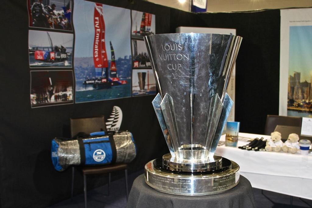Louis Vuitton Cup - RNZYS stand - 2015 Hutchwilco NZ Boat Show photo copyright Richard Gladwell www.photosport.co.nz taken at  and featuring the  class
