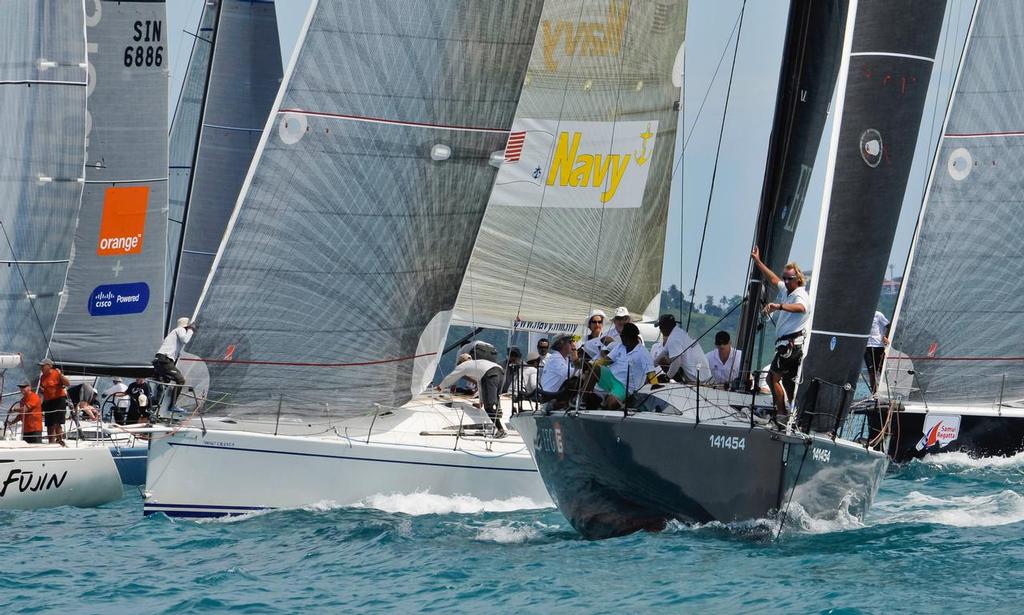 Plenty of action on Day 3 of the 2015 Samui Regatta. Photo by Chaos/ Samui Regatta. photo copyright Event Media taken at  and featuring the  class