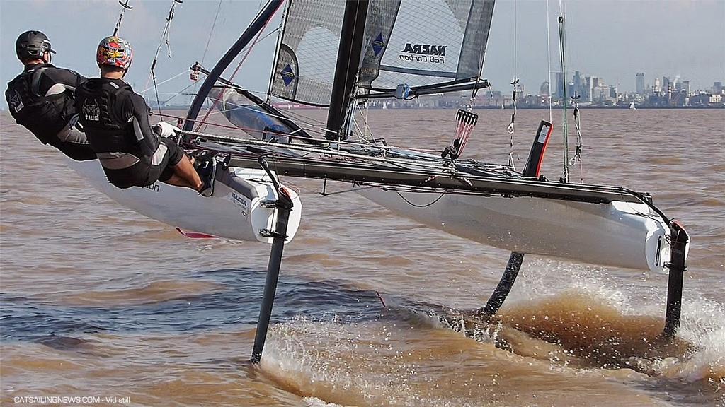 Nacra F20 - one of the standard two man foilers used by America’s Cup Teams © http://www.catsailingnews.com http://www.catsailingnews.com