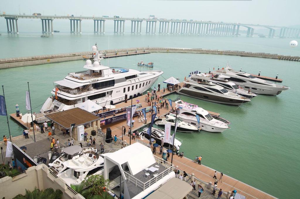 Nansha Bay International Boat Show 2014 in full swing photo copyright Yacht CN taken at  and featuring the  class