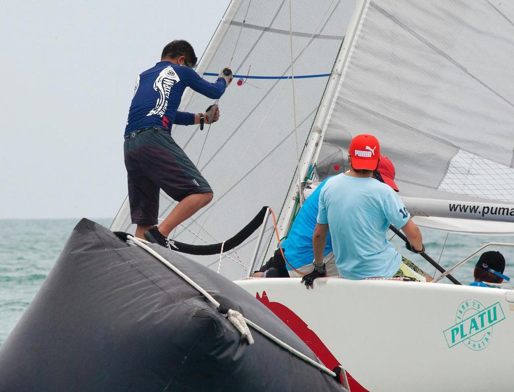 Top of the Gulf Regatta 2015. Dancing on the mark award. © Guy Nowell/Top of the Gulf