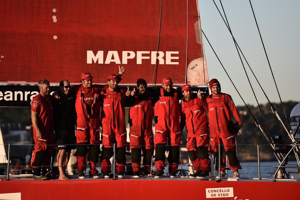 Leg 7 arrivals in Lisbon - Team MAPFRE - Volvo Ocean Race 2014-15  © Ricardo Pinto / Volvo Ocean Race