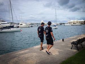 - Emirates Team NZ on the dock in Bermuda photo copyright Emirates Team New Zealand http://www.etnzblog.com taken at  and featuring the  class