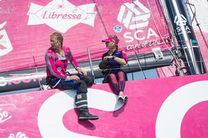 Leg 7 Start in Newport; Team SCA photo copyright  Marc Bow / Volvo Ocean Race taken at  and featuring the  class