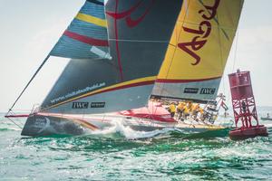 Leg 7 Start in Newport; Abu Dhabi Ocean Racing photo copyright  Marc Bow / Volvo Ocean Race taken at  and featuring the  class